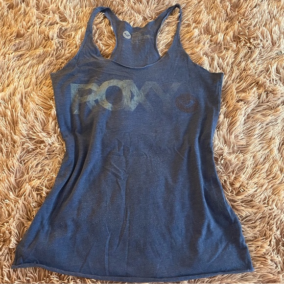 Roxy Racerback Blue Tank top - Picture 3 of 6